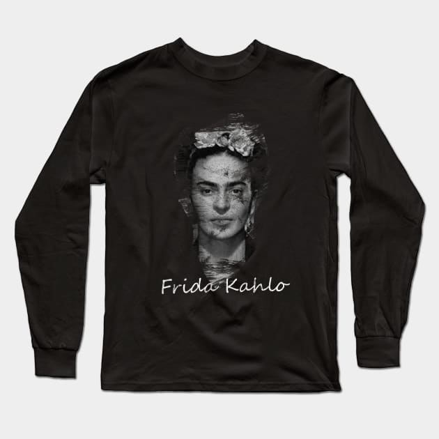 Frida kahlo Long Sleeve T-Shirt by Clathrus